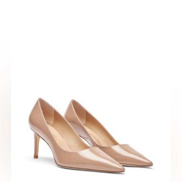 Stuart Weitzman Women’s Stuart 75 Pumps in Adobe in size 6.5